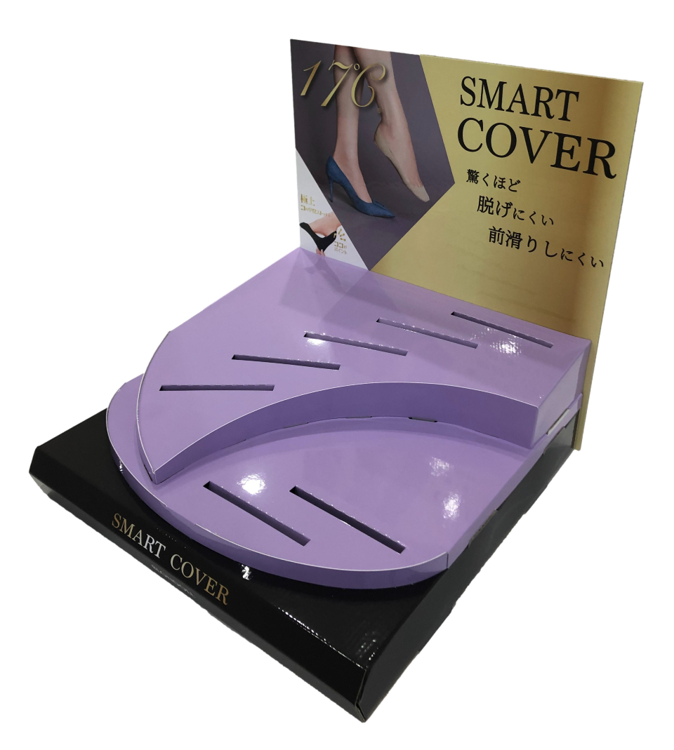ぺんてる ハイポリマー芯 販促用 ディスプレイ什器 2個セット 紙（段ボール）製のディスプレイ什器、店舗販促什器なら高田紙器株式